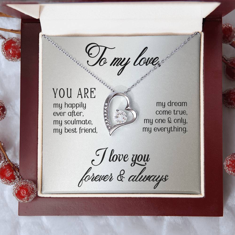 Forever love necklace - To my Love