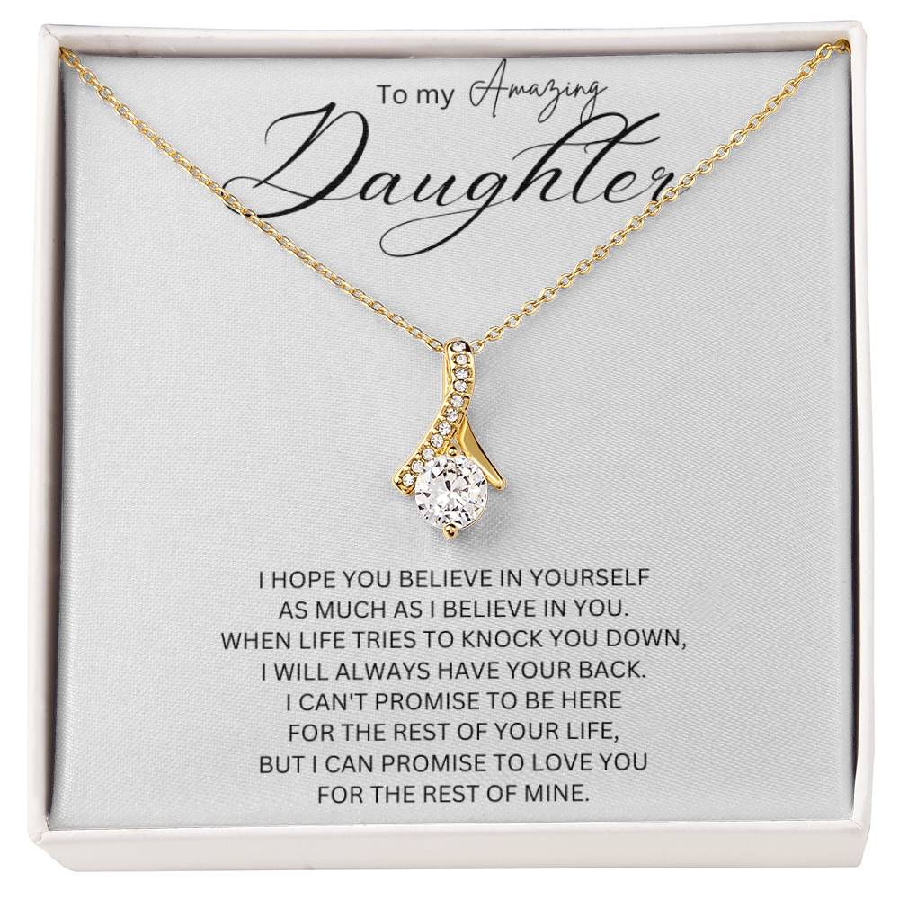 Gift for amazing daughter - alluring beauty necklace