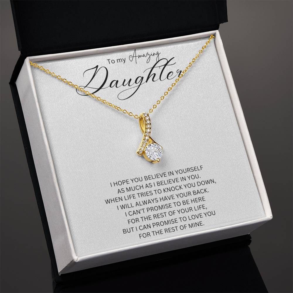 Gift for amazing daughter - alluring beauty necklace