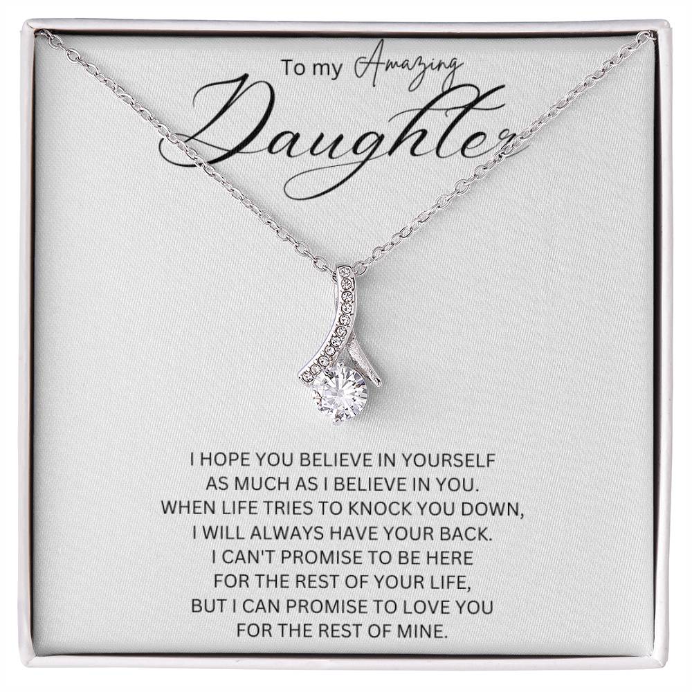 Gift for amazing daughter - alluring beauty necklace