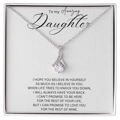 Gift for amazing daughter - alluring beauty necklace