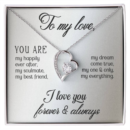 Forever love necklace - To my Love