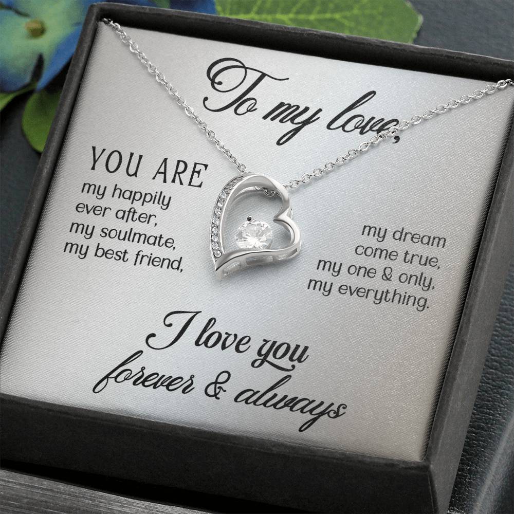 Forever love necklace - To my Love