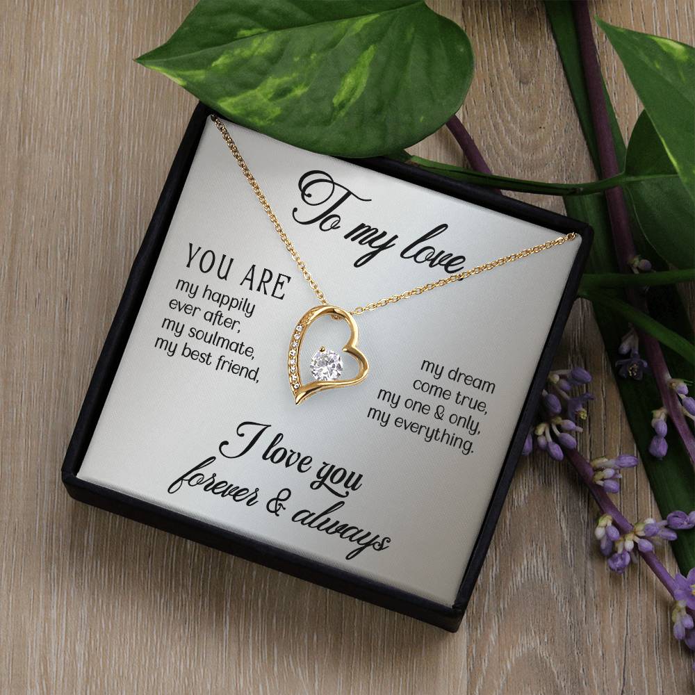 Forever love necklace - To my Love