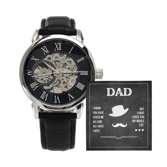 Men's Openwork Watch - Dad